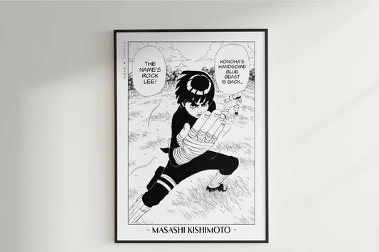 Kishimoto - A Splendid Ninja - Artist Name Unframed