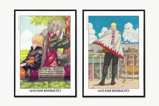 Kishimoto - Journey to Hokage (Set of 2) - Artist Name Unframed
