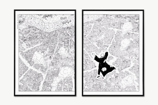 Kishimoto - Almighty Push (Split) - Unframed