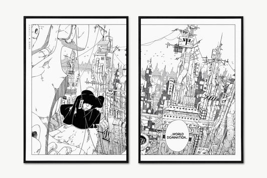 Kishimoto - Total Domination (Split) - Unframed