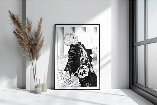 Shonen Anime Poster Art Print