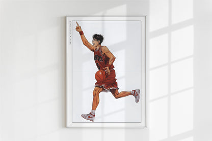 Slam Dunk Manga Art Print