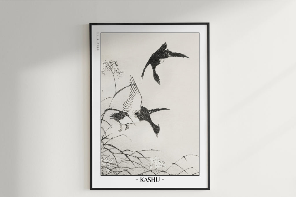 Numata Kashu - Tufted-Teal & Reed Flower