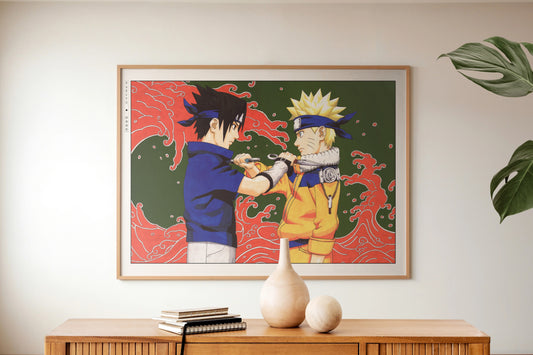 Shonen Anime Poster Art Print