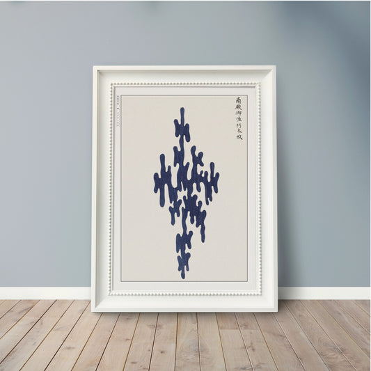 Abstract Ukiyo-e Wall Art