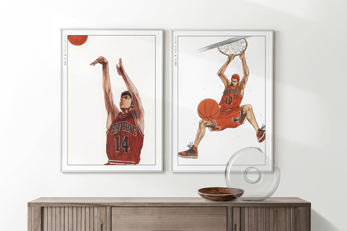 Set of 2 Slam Dunk Manga Art Print