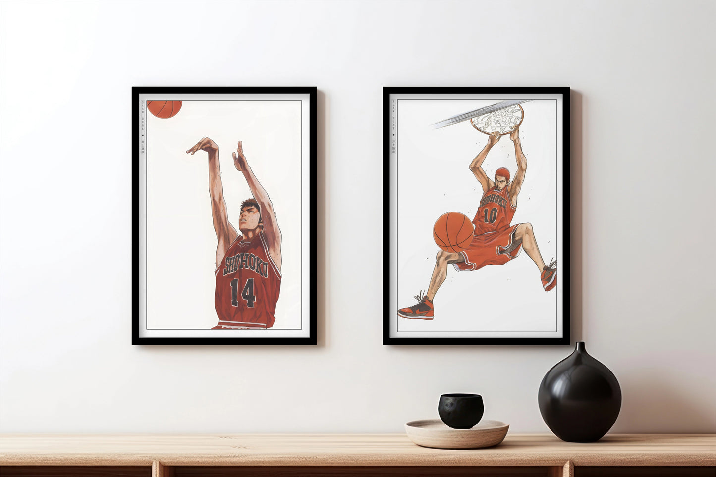 Set of 2 Slam Dunk Manga Art Print