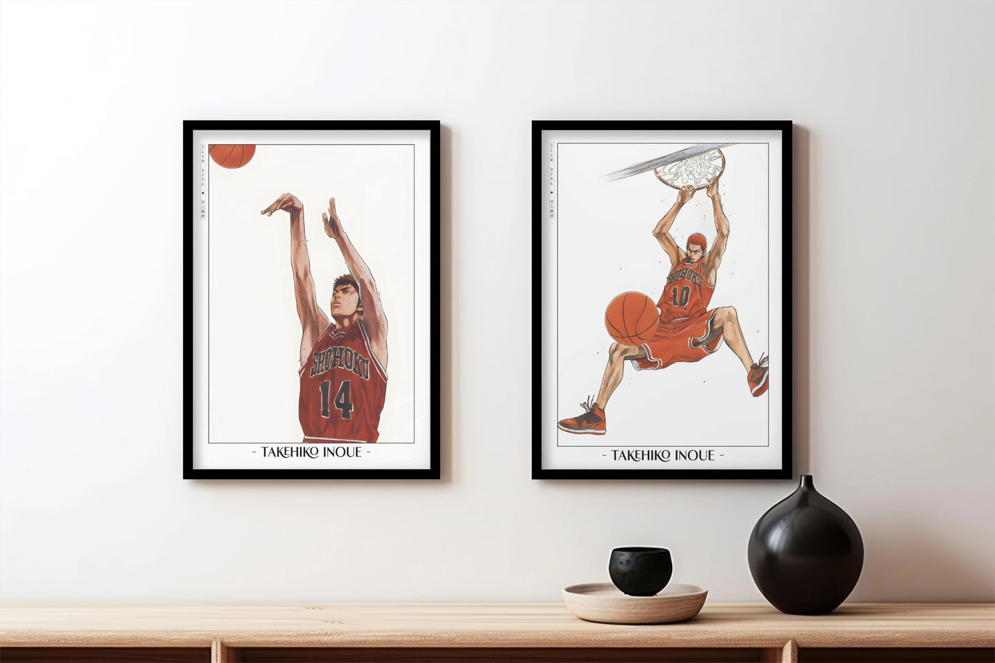 Set of 2 Slam Dunk Manga Art Print