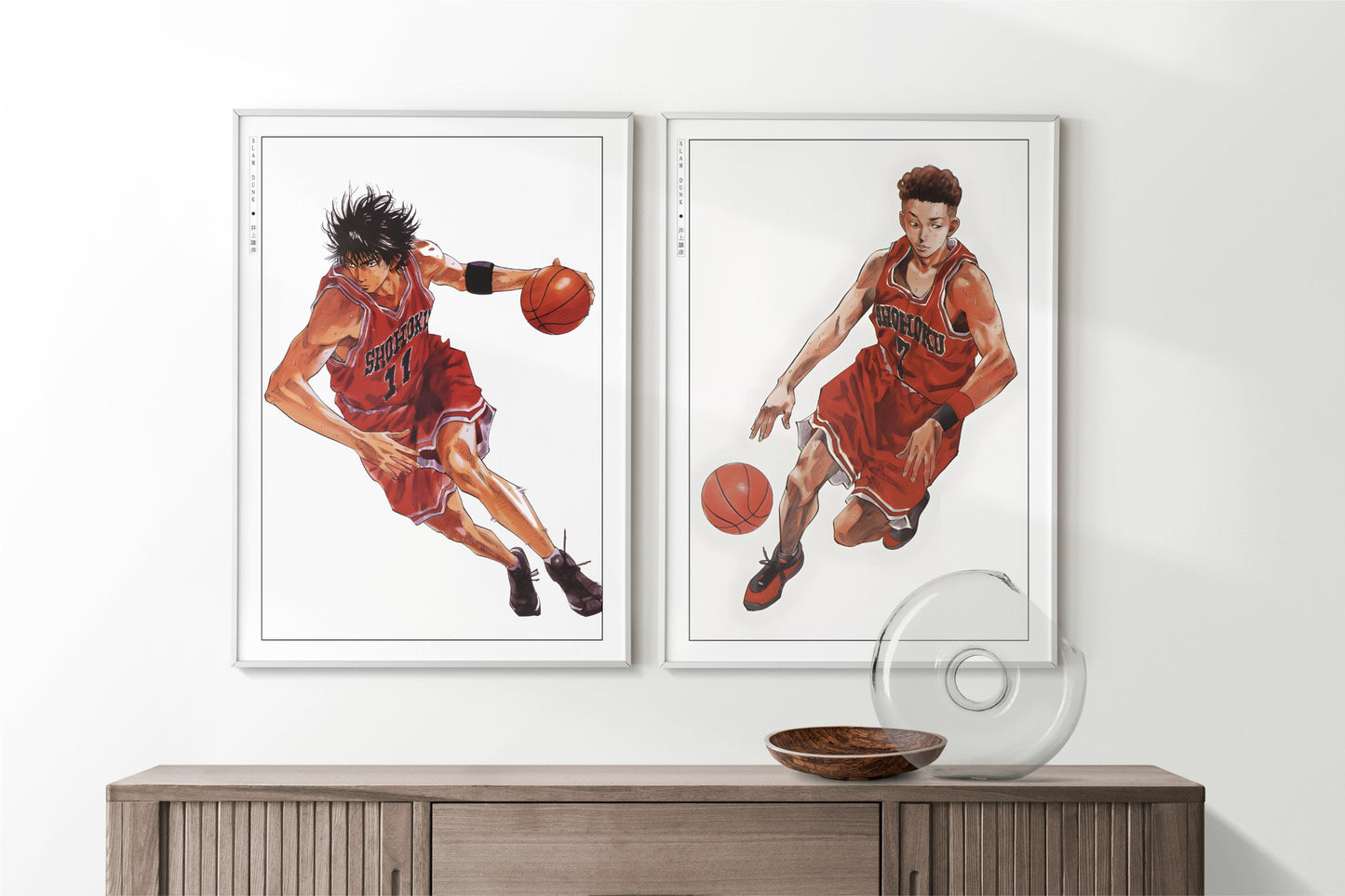 Set of 2 Slam Dunk Manga Art Print