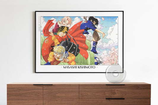 Shonen Anime Poster Art Print