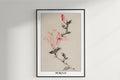 Hokusai - Large Pink Blossoms on a Stem
