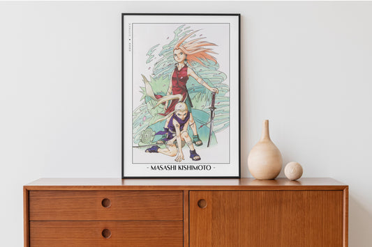 Shonen Anime Poster Art Print