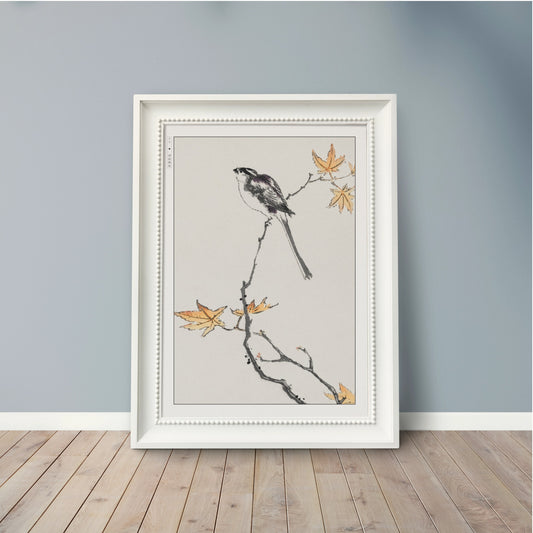 Enhance your decor with the Numata Kashu art print, showcasing the delicate elegance of Japanese birds and nature through timeless Ukiyo-e craftsmanship.