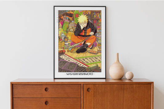 Shonen Anime Poster Art Print