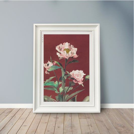 Flower Ukiyo-e Wall Art