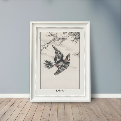 Bird Ukiyo-e Wall Art