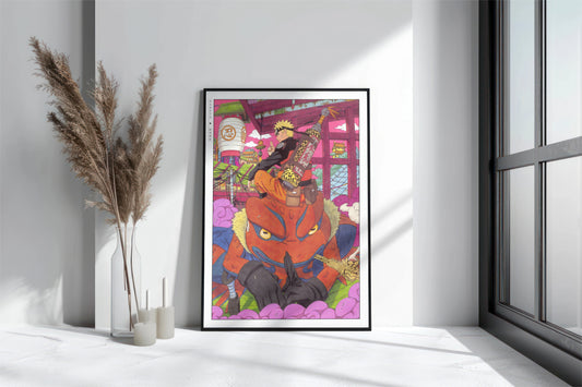 Shonen Anime Poster Art Print