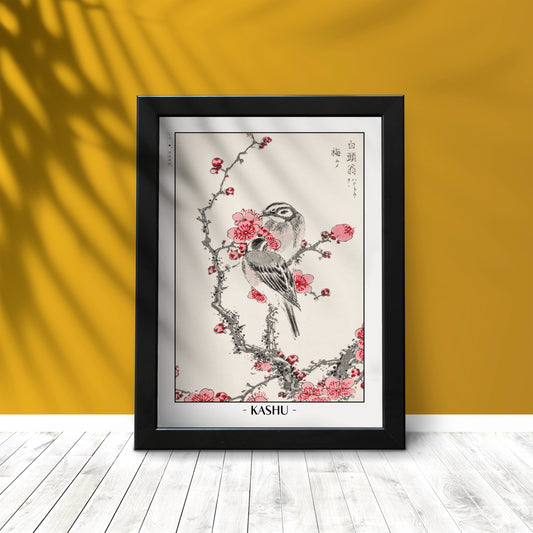 Bird Ukiyo-e Wall Art