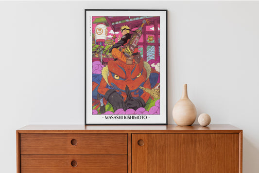 Shonen Anime Poster Art Print