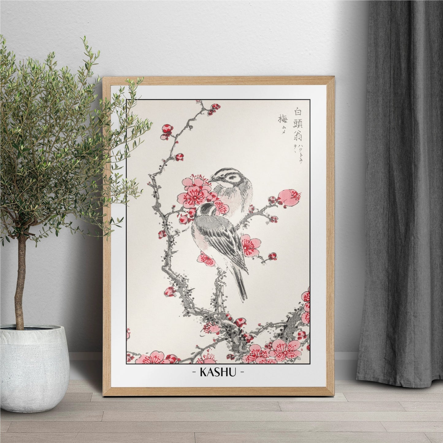 Bird Ukiyo-e Wall Art