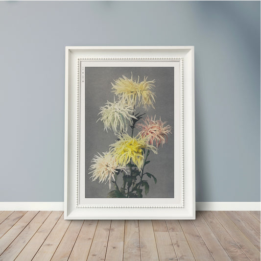 Flower Ukiyo-e Wall Art