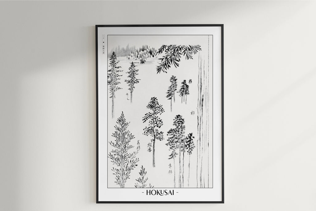 Hokusai - Pine Trees