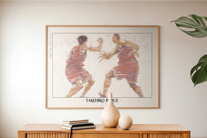 Slam Dunk Manga Art Print