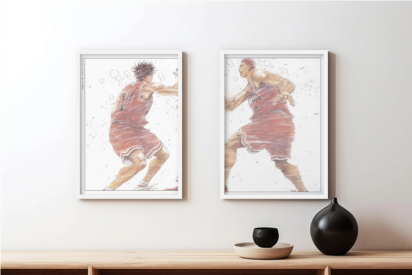 Set of 2 Slam Dunk Manga Wall Art