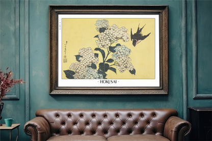 Flower Ukiyo-e Wall Art