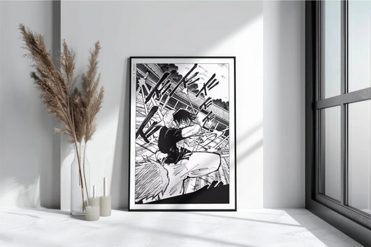 Shonen Anime Poster Art Print