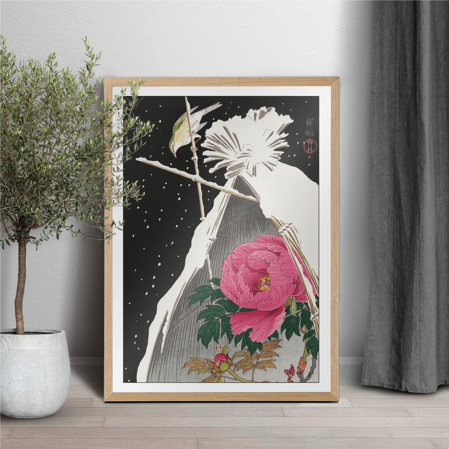 Flower Ukiyo-e Wall Art