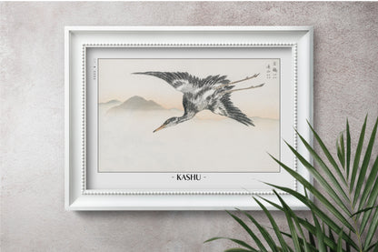 Bird Ukiyo-e Wall Art