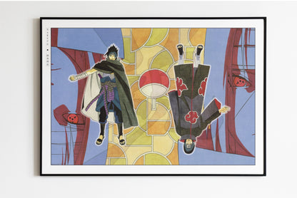 Kishimoto - The Uchiha Brothers - Art Only - Unframed