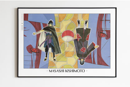 Kishimoto - The Uchiha Brothers - Artist Name Unframed