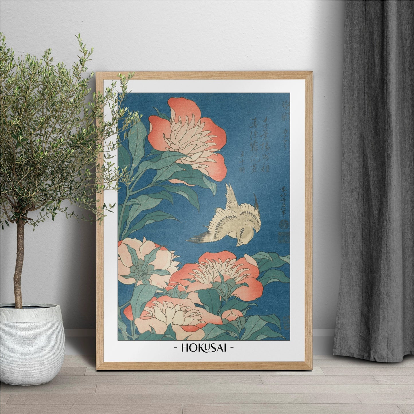 Flower Ukiyo-e Wall Art