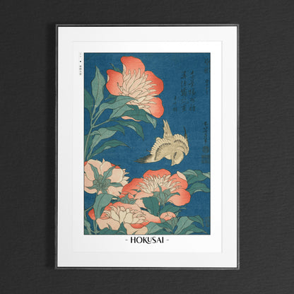 Flower Ukiyo-e Wall Art