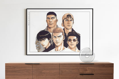 Slam Dunk Manga Art Print