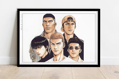 Slam Dunk Manga Art Print