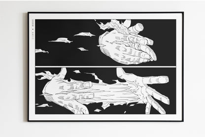 Akutami - Hands - Art Only - Unframed