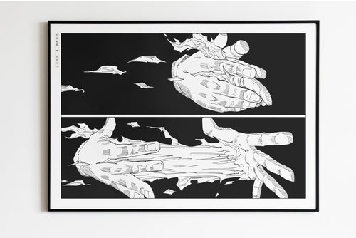 Akutami - Hands - Art Only - Unframed