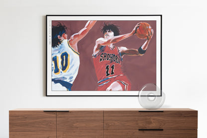 Slam Dunk Manga Art Print