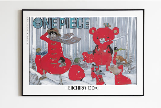 Oda - Red Snow - Artist Name Unframed