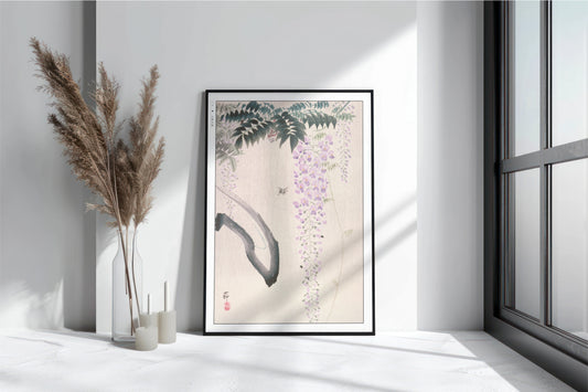 Ohara Koson Ukiyo-e Flower Wall Art