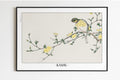 Numata Kashu - Japanese Bunting & Plum Tree