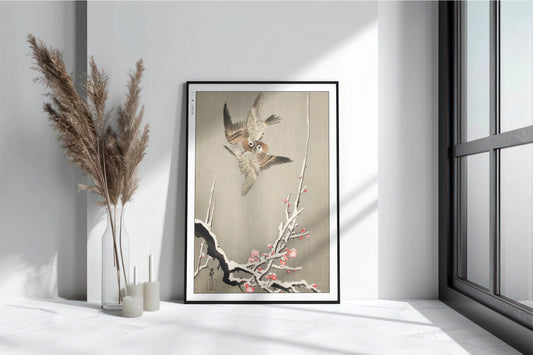 Ohara Koson Ukiyo-e Bird Wall Art