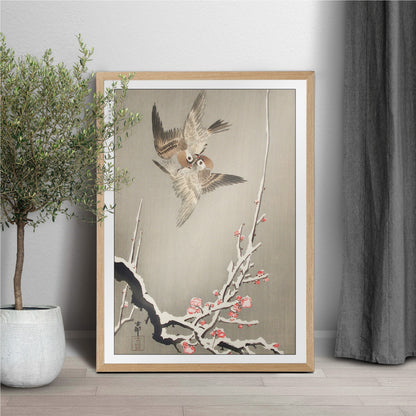 Bird Ukiyo-e Wall Art