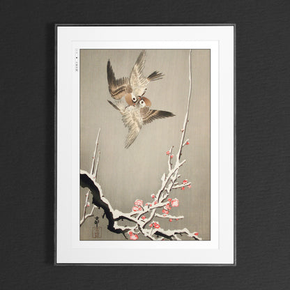 Bird Ukiyo-e Wall Art