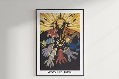 Kishimoto - Tailed Beasts - Artist Name Unframed