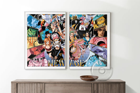 Shonen Anime Poster Art Print