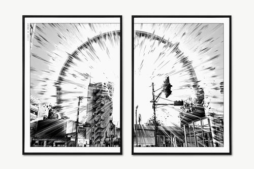 Akutami - Explode (Split) - Unframed